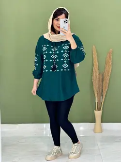 شومیز مانتویی مهرناز کد 3304