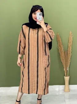 کفتان راه راه نسترن کد 4123