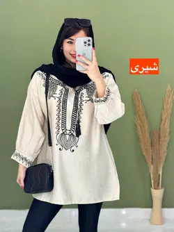 شومیز طرح هندی شعله کد 3307