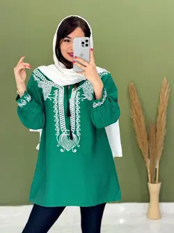 شومیز طرح هندی شعله کد 3307