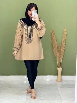 شومیز طرح هندی شعله کد 3307