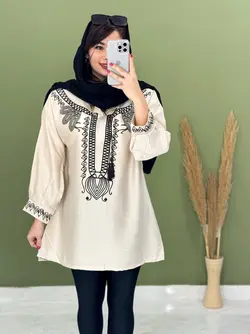 شومیز طرح هندی شعله کد 3307