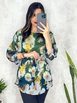 شومیز حریر آستردار- 2طرح پرطرفدار کد 3152