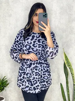 شومیز حریر آستردار کد 3151