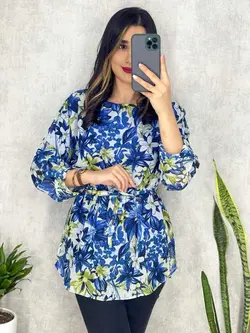 شومیز حریر آستردار کد 3130