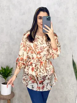 شومیز حریر آستردار کد 3112