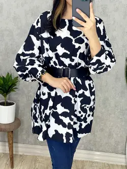 شومیز طرح گاوی(ترند سال) کد 3122