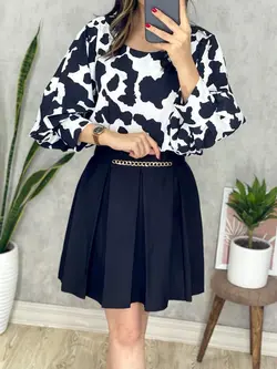 شومیز طرح گاوی(ترند سال) کد 3122