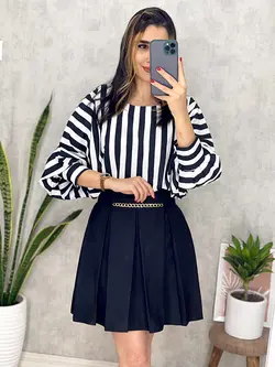 شومیز اسپانیایی راه راه کد 3114