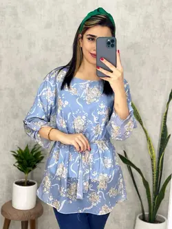 شومیز حریر آستردار کد 3100