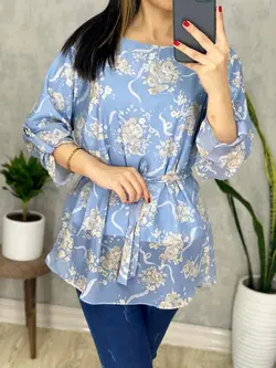 شومیز حریر آستردار کد 3100