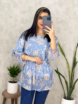 شومیز حریر آستردار کد 3100