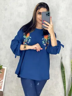 شومیز ابروبادی طرحدار کد 3104