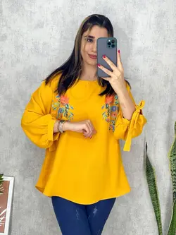 شومیز ابروبادی طرحدار کد 3104