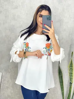 شومیز ابروبادی طرحدار کد 3104