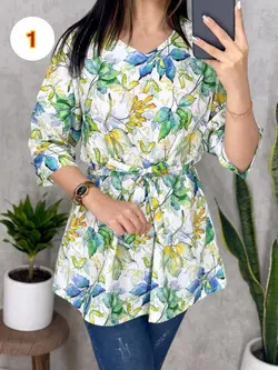 تونیک گلدار کد 3083
