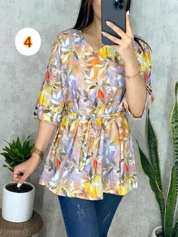 تونیک گلدار کد 3083