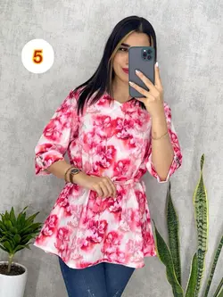 تونیک گلدار کد 3083