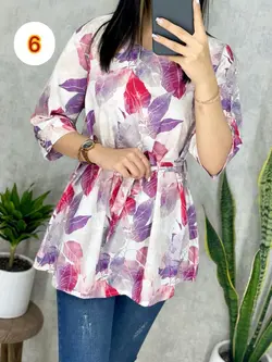 تونیک گلدار کد 3083