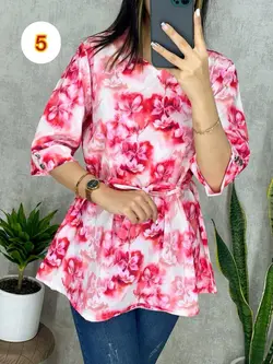 تونیک گلدار کد 3083