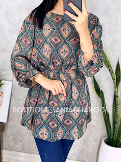 شومیز حریر آستردار کد 3064