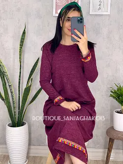 پیراهن آنغوره بلند کد 4028