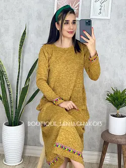 پیراهن آنغوره بلند کد 4028