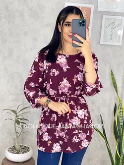 شومیز حریر آستردار کد 3030