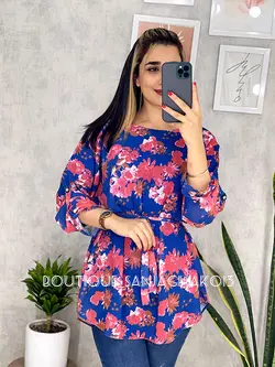 شومیز حریر آستردار کد 3059