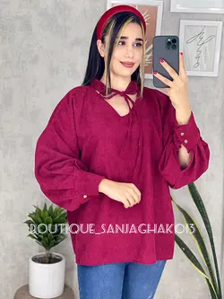 شومیز جدید کبریتی کد 3058