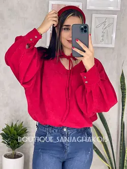 شومیز جدید کبریتی کد 3058