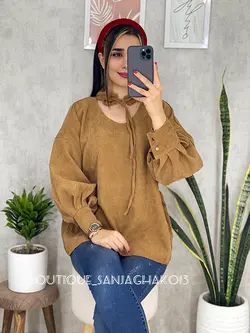 شومیز جدید کبریتی کد 3058
