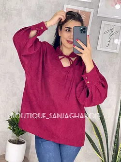 شومیز جدید کبریتی کد 3058