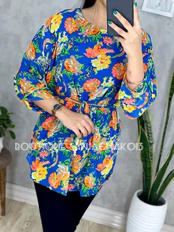 شومیز حریر آستردار کد 3049