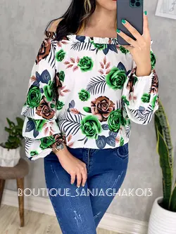 شومیز یقه قایقی کد 3046