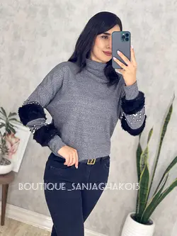 تونیک آستین خز 7013