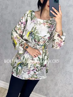 شومیز حریر آستر دار کد 3039