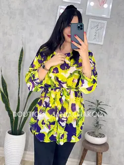 شومیز حریر آستردار کد 3043
