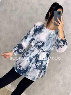 شومیز حریر آستردار کد 3034