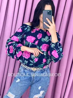 شومیز یقه قایقی کد 3029