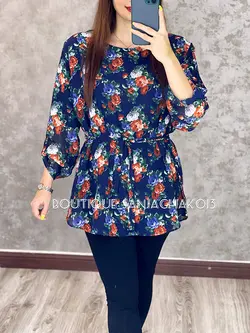 شومیز حریر آستردار کد 3019