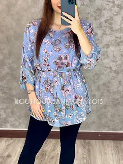 شومیز حریر آستردار کد 3018
