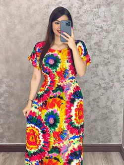 پیراهن جدید نخی کد 4017