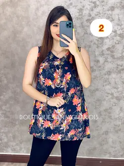 تاپ نخی گردنبنددار کد 3016