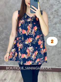 تاپ نخی گردنبنددار کد 3016