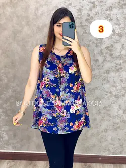 تاپ نخی گردنبنددار کد 3016