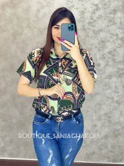 شومیز نخی کد 3006