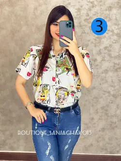 شومیز نخی کد 3006