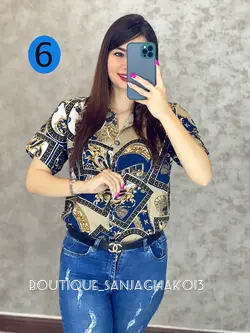 شومیز نخی کد 3006