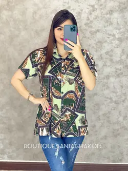 شومیز نخی کد 3006